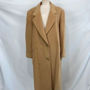 J Percy for Marvin Richards Tan Camel Wool Long Coat